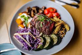 wagyu beef grain bowl populus